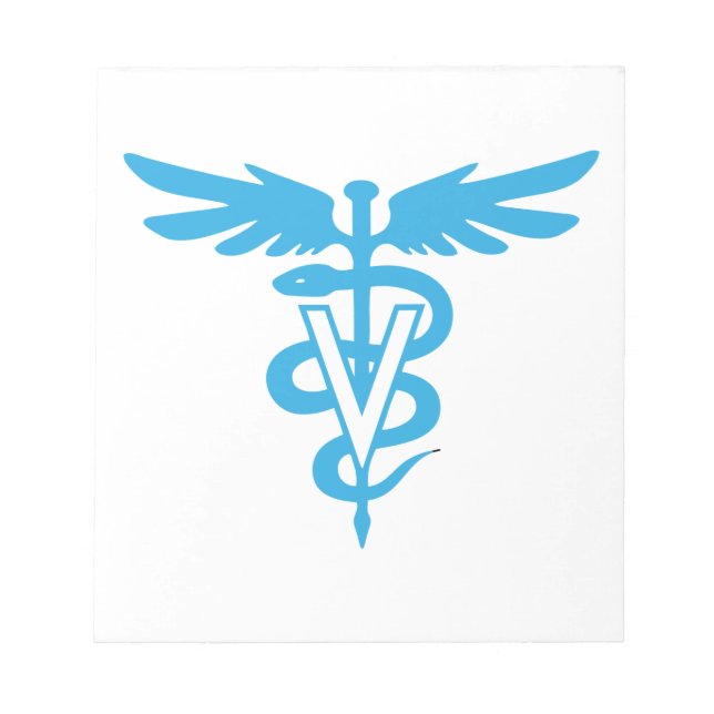 Bloc-note Symbole de la médecine vétérinaire (Devant)