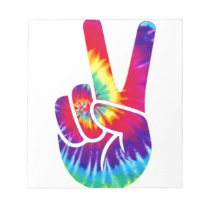 Bloc-note SYMBOLE SYMBOLE DE PAIX Tie Dye