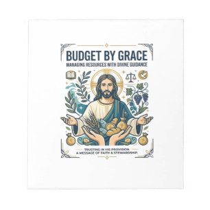 Bloc-note T-shirt Jésus Voyage de Paix Financière Sans Dette
