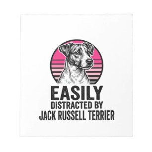 Bloc-note T-shirt vintage Jack Russell Terrier facilement di