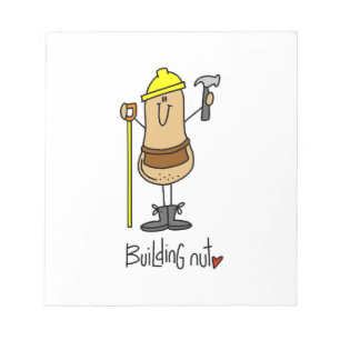 Bloc-note T-shirts et cadeaux Building Nut