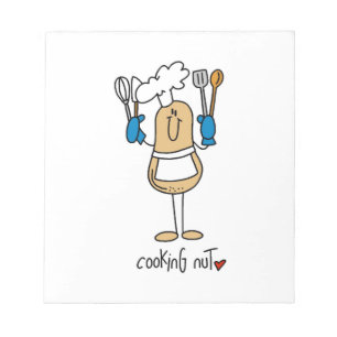 Bloc-note T-shirts et cadeaux Cooking Nut