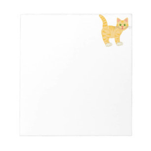 Bloc-note Tabby Tiger Orange