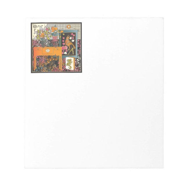 Bloc-note Table orange Mah Jongg (Devant)