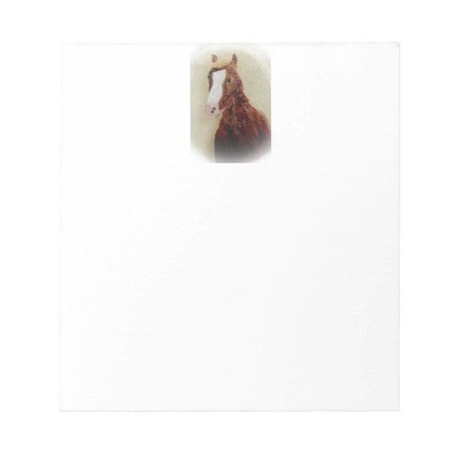 Bloc-note Tableau Cheval Brown (Devant)