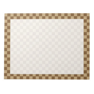 Bloc-note Tableau de contrôle Brown classique par Shirley Ta