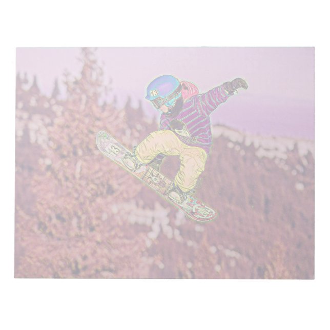 Bloc-note Tableau de snowboard (Devant)