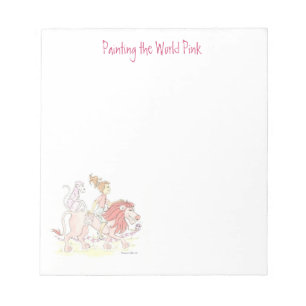 Bloc-note Tablette Lion Rose