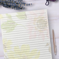 Taille de la lettre 8,5 x 11 Grand Roulé jaune ros
