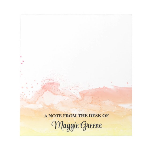 Bloc-note Tangerine Dream Pageant Stationery Small Notepad (Devant)