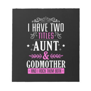 Bloc-note Tante Et Godmère
