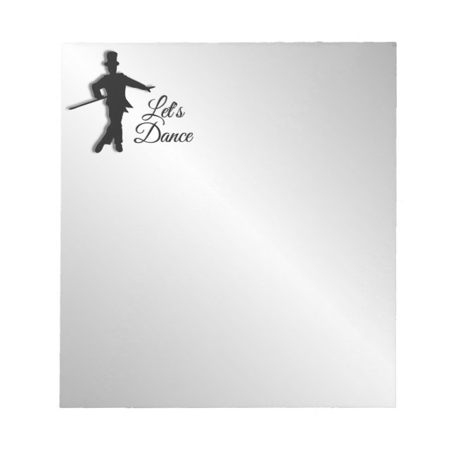 Bloc-note Tap Dancer Dansons (Devant)