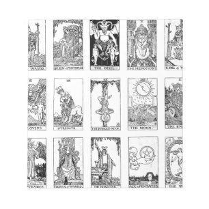 Bloc-note tarot antique