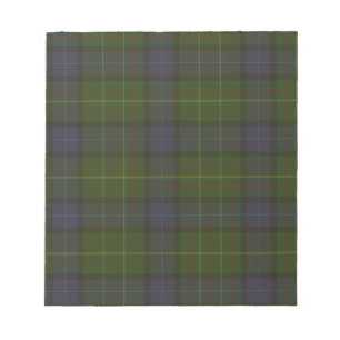 Bloc-note tartan californien