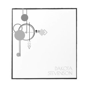 Bloc-note Tatos Art Déco Moderne   Marque monochrome