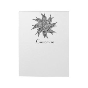 Bloc-note Tatouage de henné Sun Thunder_Cove