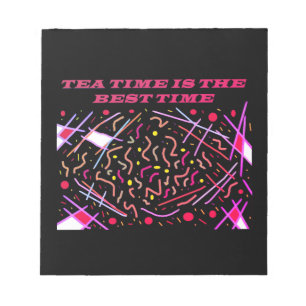 Bloc-note Teatime est le meilleur temps art design