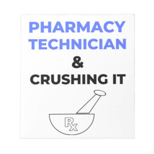 Bloc-note Technicien en pharmacie et l'écrasement 2