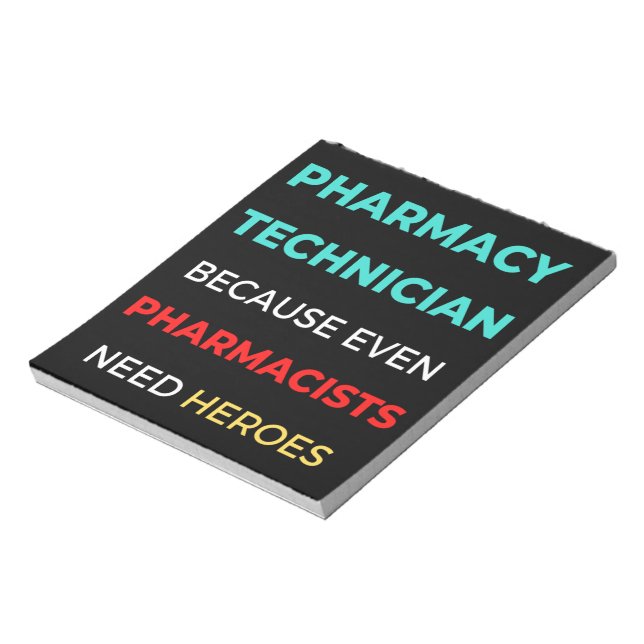 Bloc-note Technicien En Pharmacie Parce Que Même Les Pharmac (Tourné)
