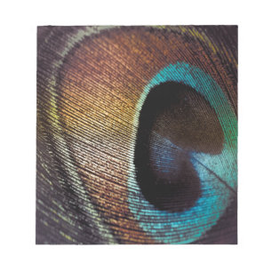 Bloc-note Teinte Antique Oeil de Plume de Paon