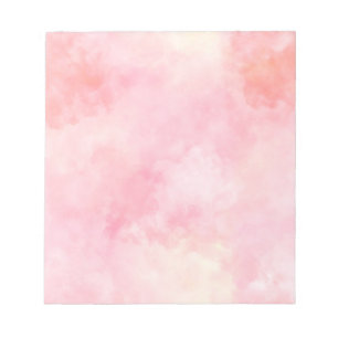 Bloc-note Teinture de lacet rose de la fille