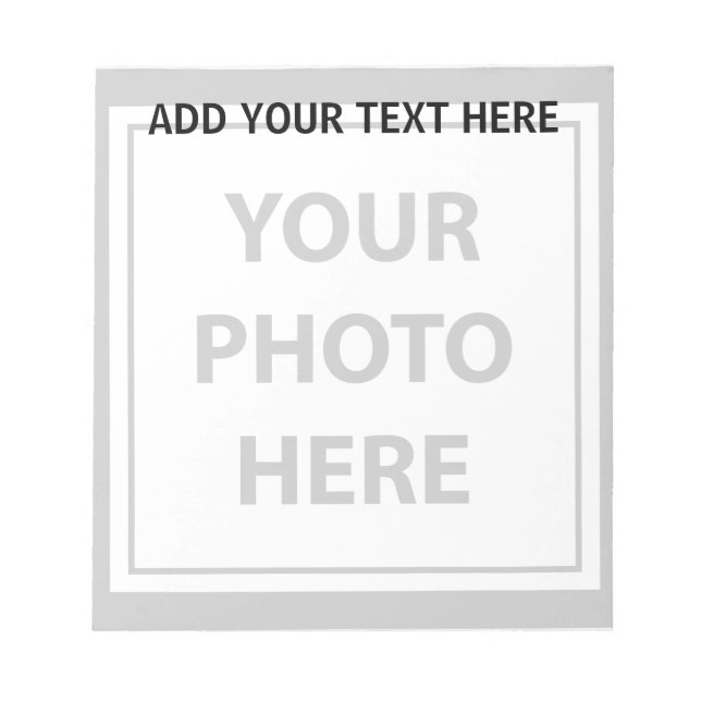 Bloc-note Télécharger des photos transparentes et ajouter du (Devant)