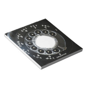 Bloc-note Téléphone Rotary