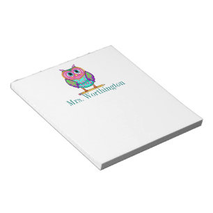 Bloc-note Tellement mignon Chouette Note Pad