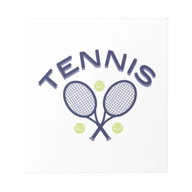 Bloc-note Tennis (Devant)