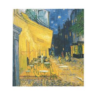 Bloc-note Terrasse de café de Vincent van Gogh , Place du