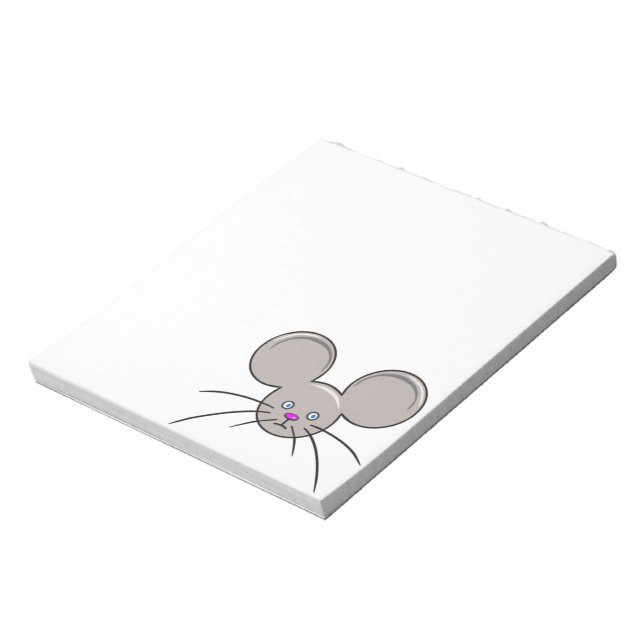 Bloc-note Tête de souris (Tourné)