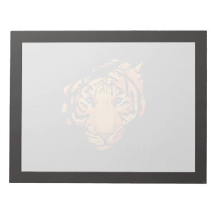 Bloc-note Tête de tigre en design aquarelle