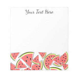 Bloc-note Texte de pastèque