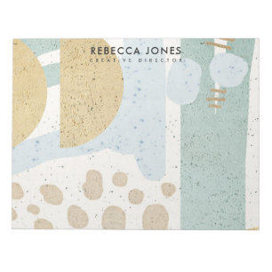 BLOC-NOTE TEXTURE CÉRAMIQUE DE L'ART GÉOMÉTRIQUE ABSTRAIT