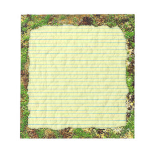 Bloc-note Texture de camouflage vieille rouille grunge mouss