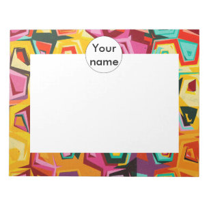 Bloc-note Texture des trous colorés