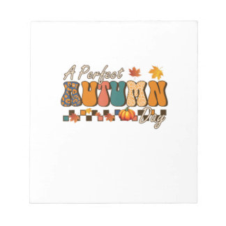 Bloc-note Thanksgiving Un Parfait Jour d'Automne Retro Vinta