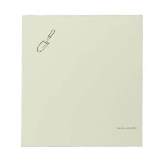 Bloc-note The Trowel -Botanists Pause- Minimalist