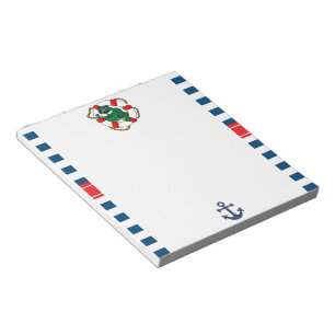 Bloc-note Thème Baby shower de l'alligator marin mignon