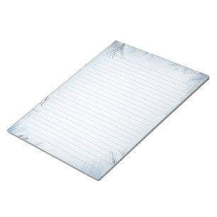 Bloc-note Thème hiver glacé, revêtu de glace