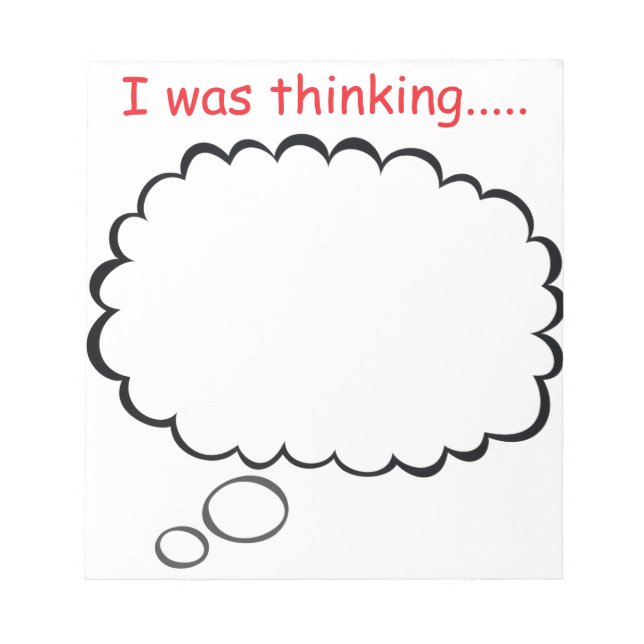 Bloc-note Thoughts Notepad (Devant)