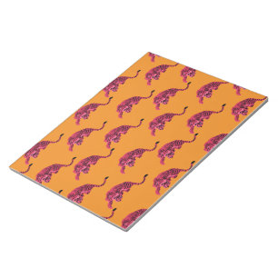 Bloc-note Tigre - Rose Vibrant