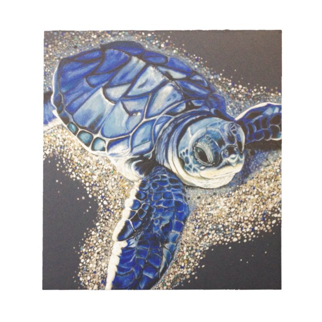 Bloc-note Tobin la petite tortue de mer (Devant)