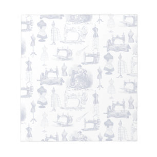 Bloc-note Toile à coudre vintage