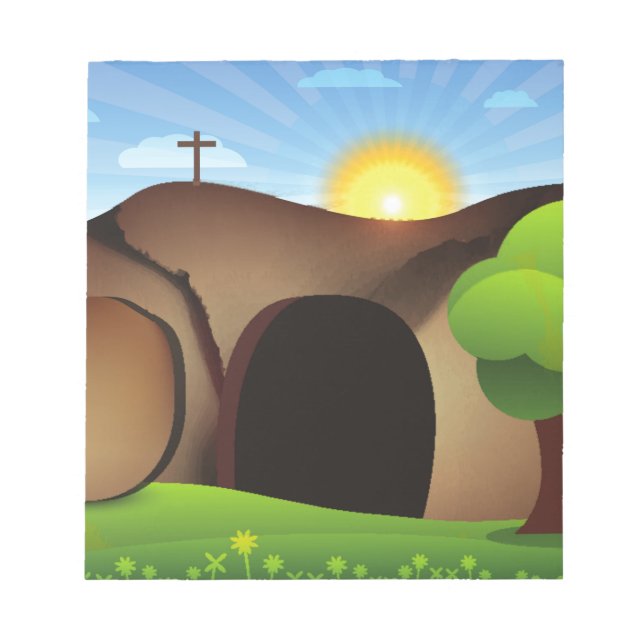 Bloc-note tombeau christ (Devant)