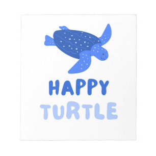 Bloc-note Tortue Bleue Environnement Terre Sauvegarder Notre