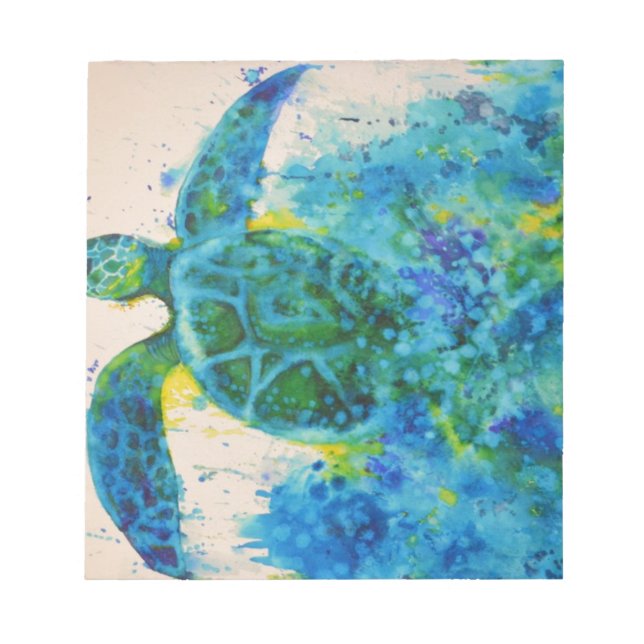 Bloc-note tortue de mer (Devant)