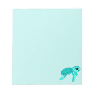Bloc-note Tortue de mer cool Turtley