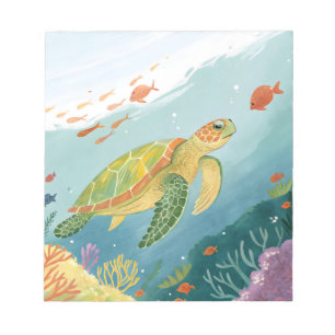 Bloc-note Tortue de peinture