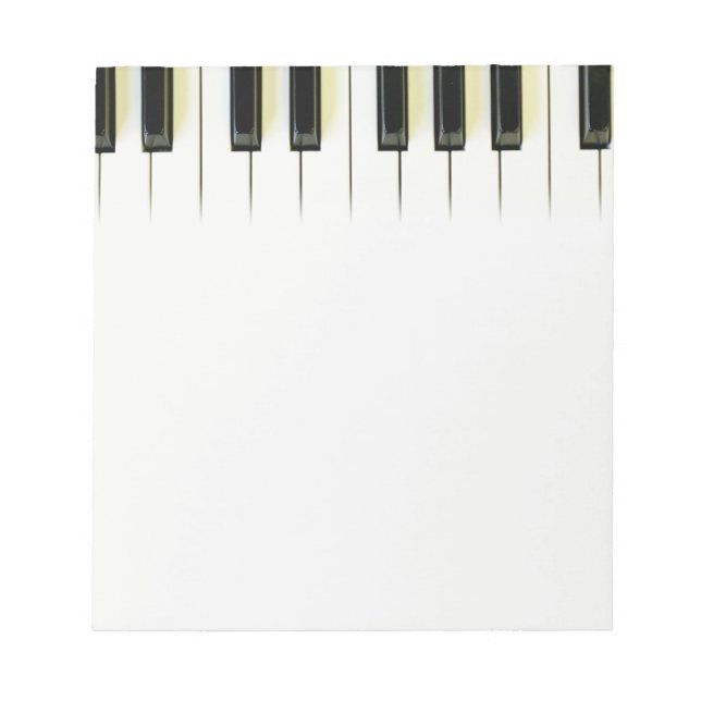 Bloc-note Touches de piano (Devant)